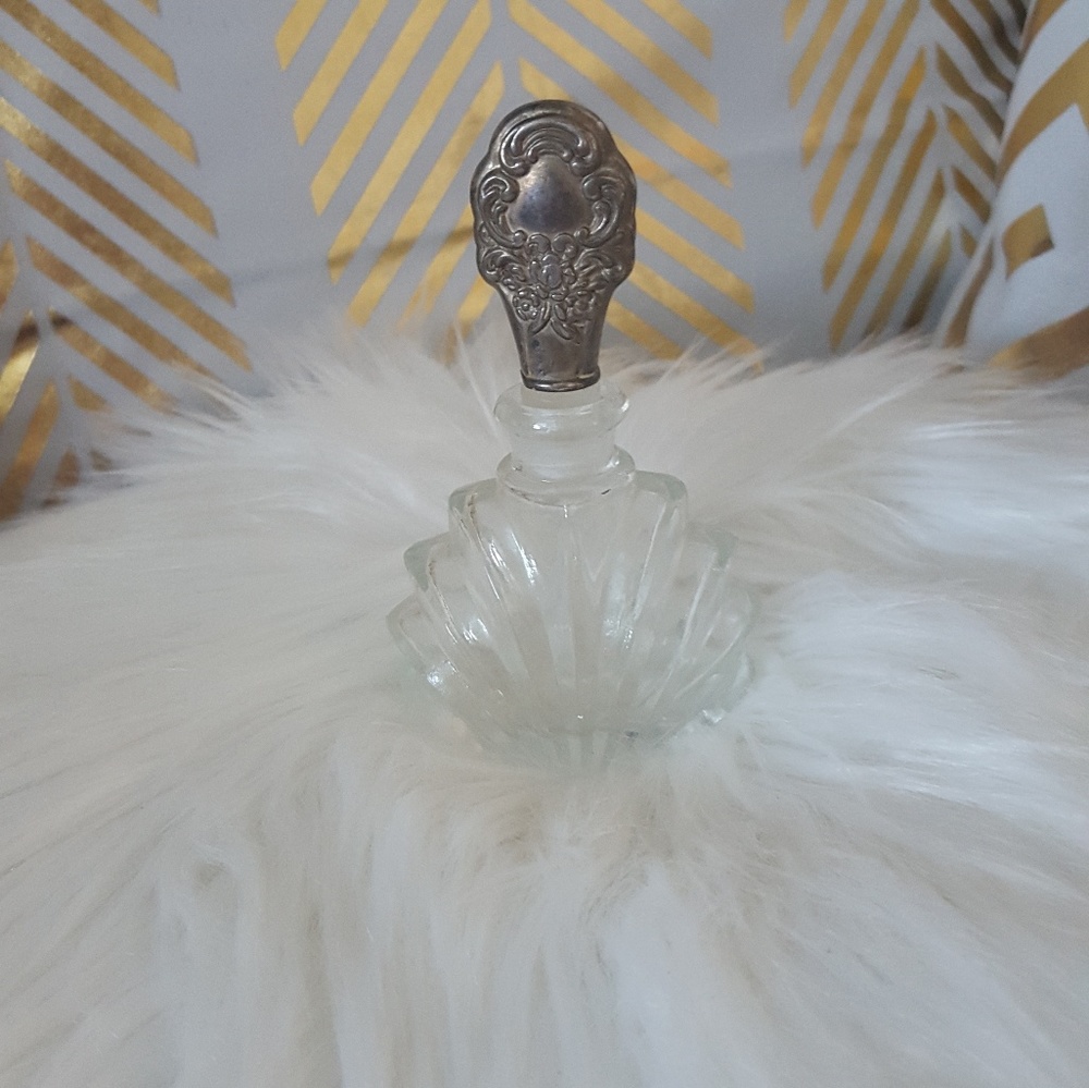 Vintage empty perfume bottle